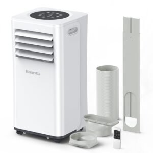 Klimaanlage Mobil 9000 BTU, Mobile Klimaanlage 4-in-1, Kühlung, Entfeuchtung und 2-Stufiger Belüftung, Mobiles Klimagerät mit Abluftschlauch, Digitalanzeige, 24h-Timer, Kühlfläche bis zu 88 m³(33㎡)